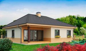 Priročna postavitev hiše za življenje Priročna postavitev dvonadstropne hiše 10 do 11